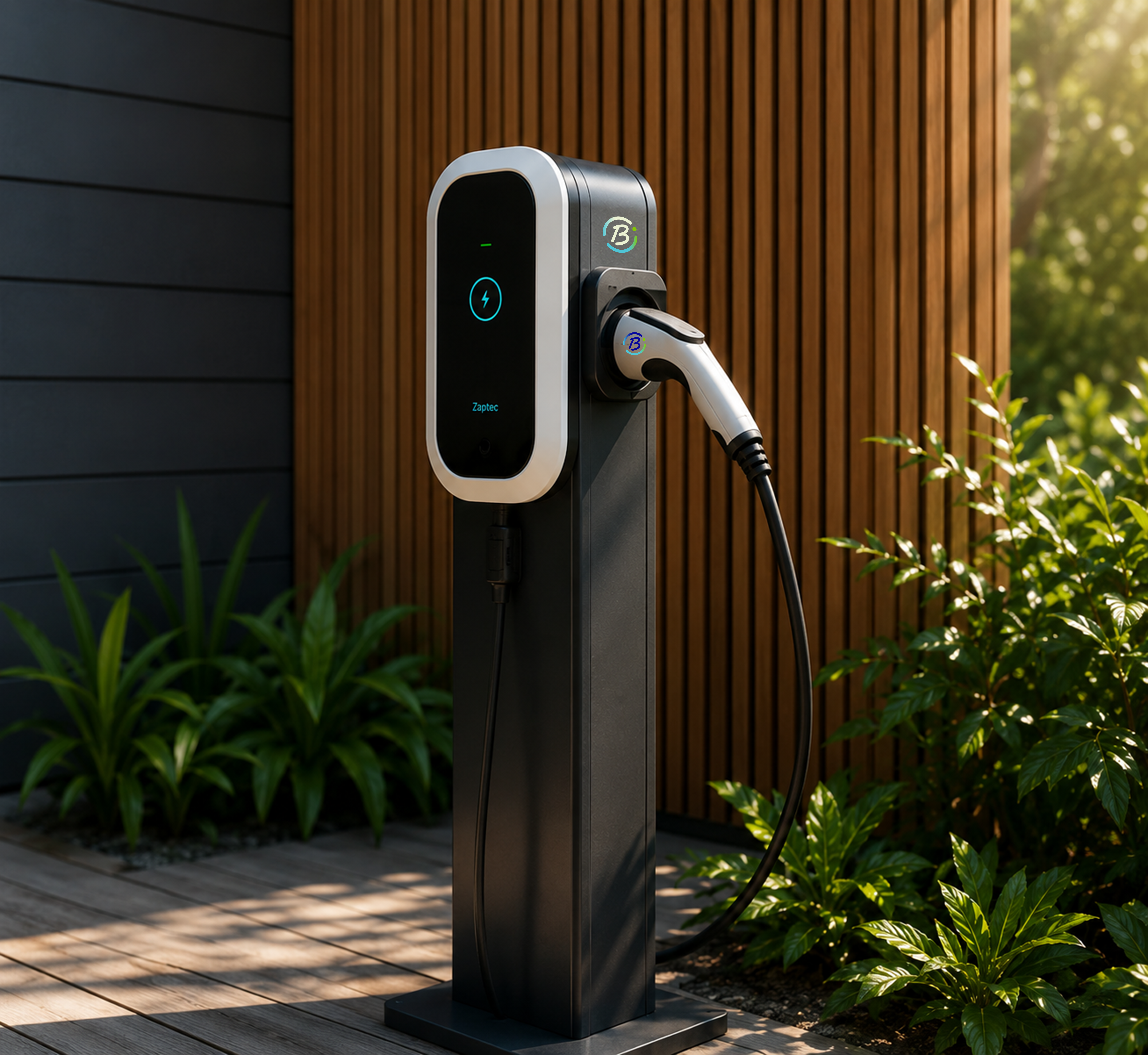 Borne de recharge dédiée pour une installation en copropriété